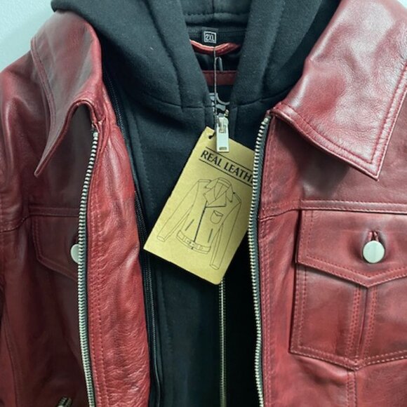 Women's Genuine Leather Jacket – Elegant & Timeless - Picture 2 of 4